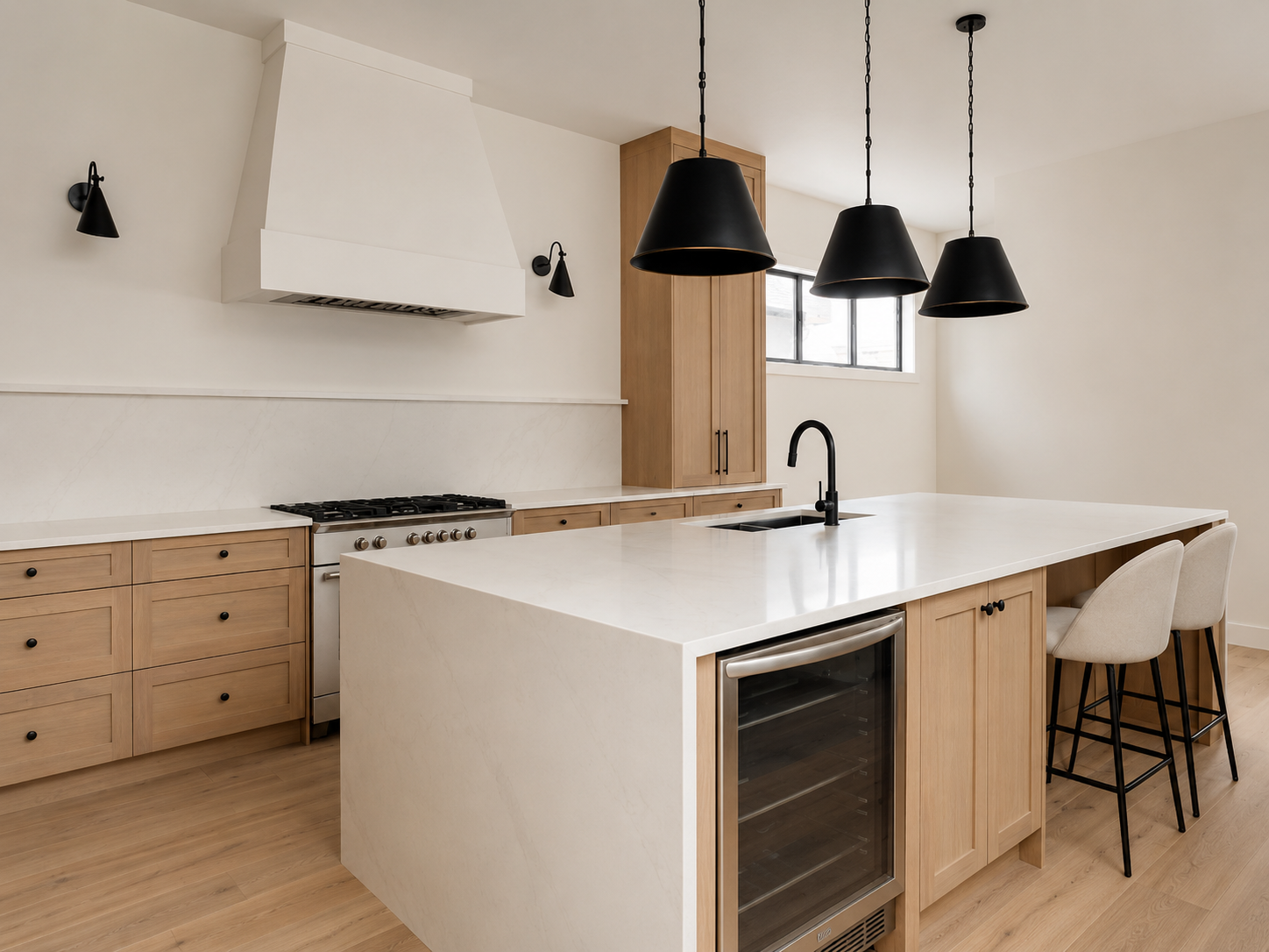 Natural Oak Flat Panel