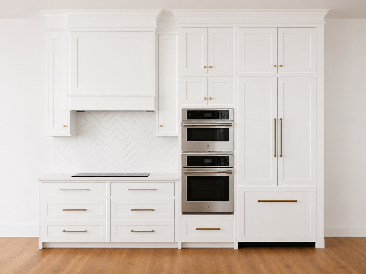White Shaker with Sage Island 10-ft price reference