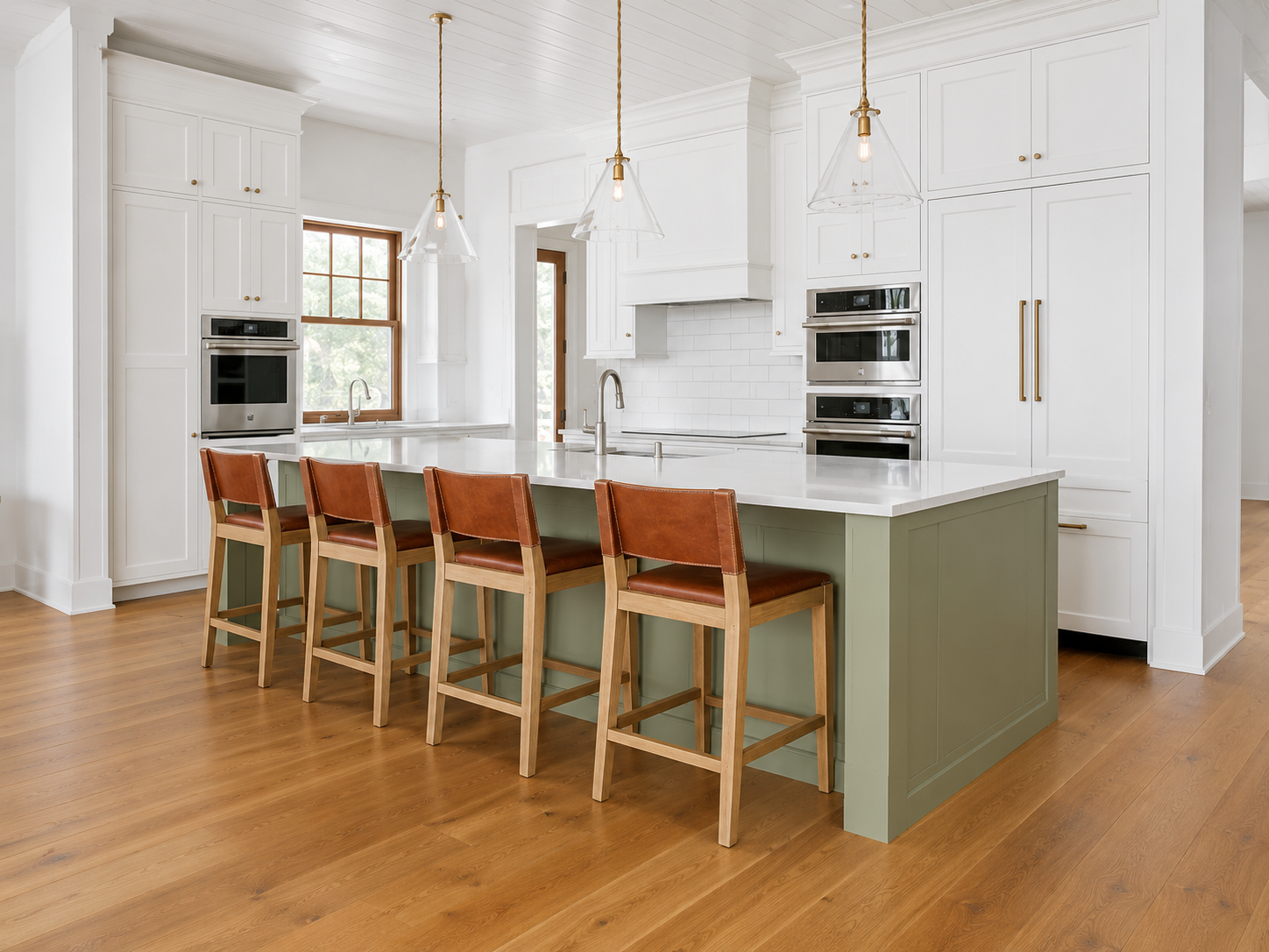 White Shaker with Sage Island